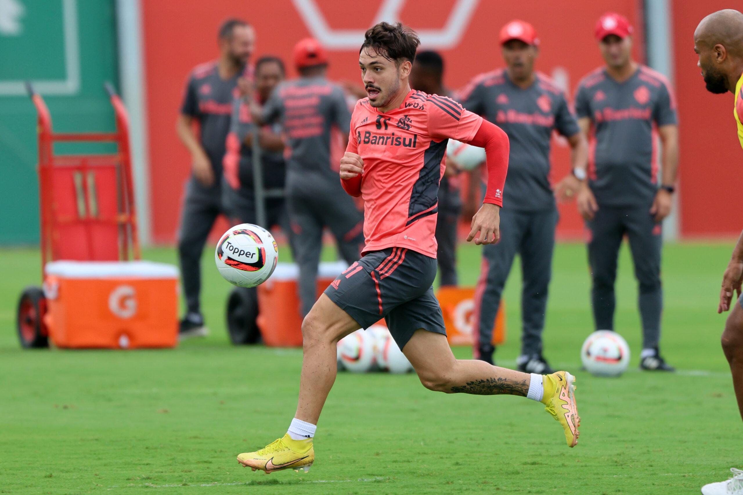 Maur&iacute;cio em treino desta ter&ccedil;a-feira