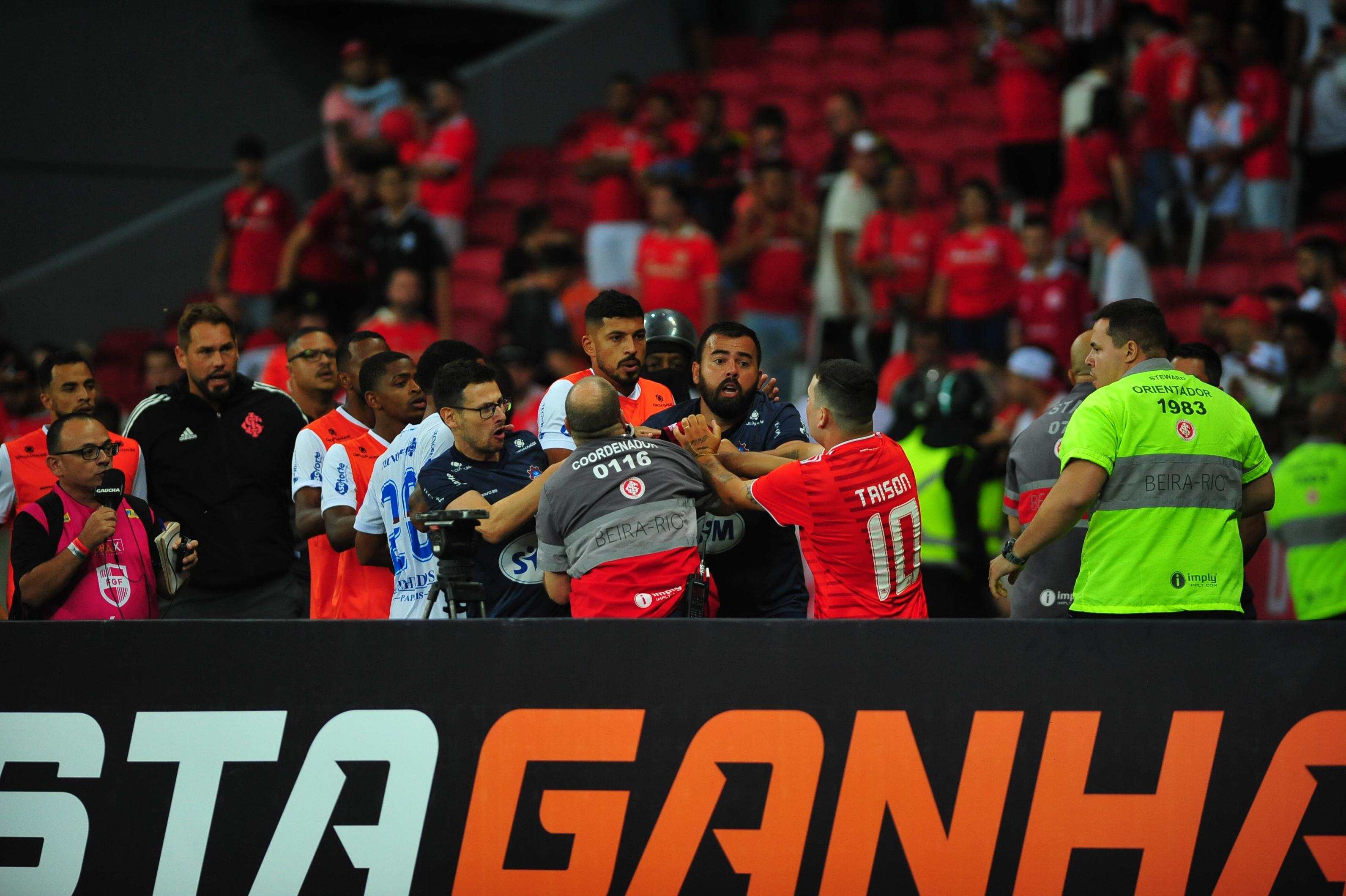 Presidente do Inter entendeu que jogadores do Caxias exageraram na celebra&ccedil;&atilde;o da classifica&ccedil;&atilde;o