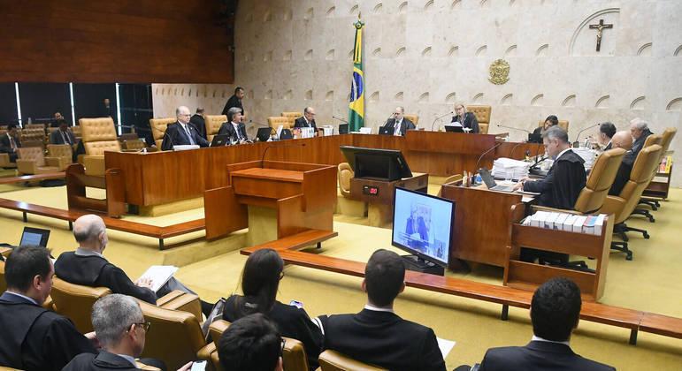 Plen&aacute;rio do Supremo Tribunal Federal, em Bras&iacute;lia