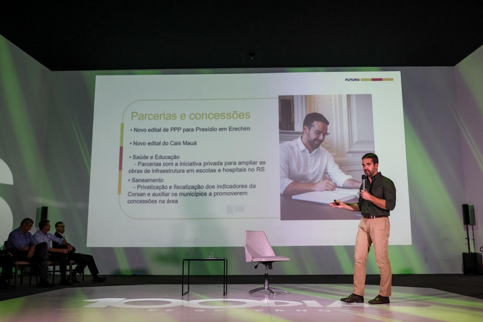 Leite apresentou meta durante balan&ccedil;o dos 100 dias de governo