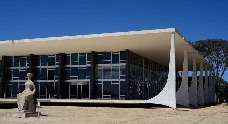 Fachada do edif&iacute;cio sede do Supremo Tribunal Federal em Bras&iacute;lia