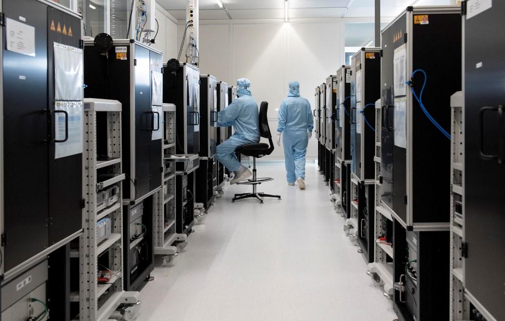 Trabalhadores em ind&uacute;stria da Alemanha