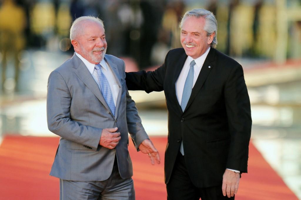 Presidente Lula e colega argentino, Alberto Fern&aacute;ndez