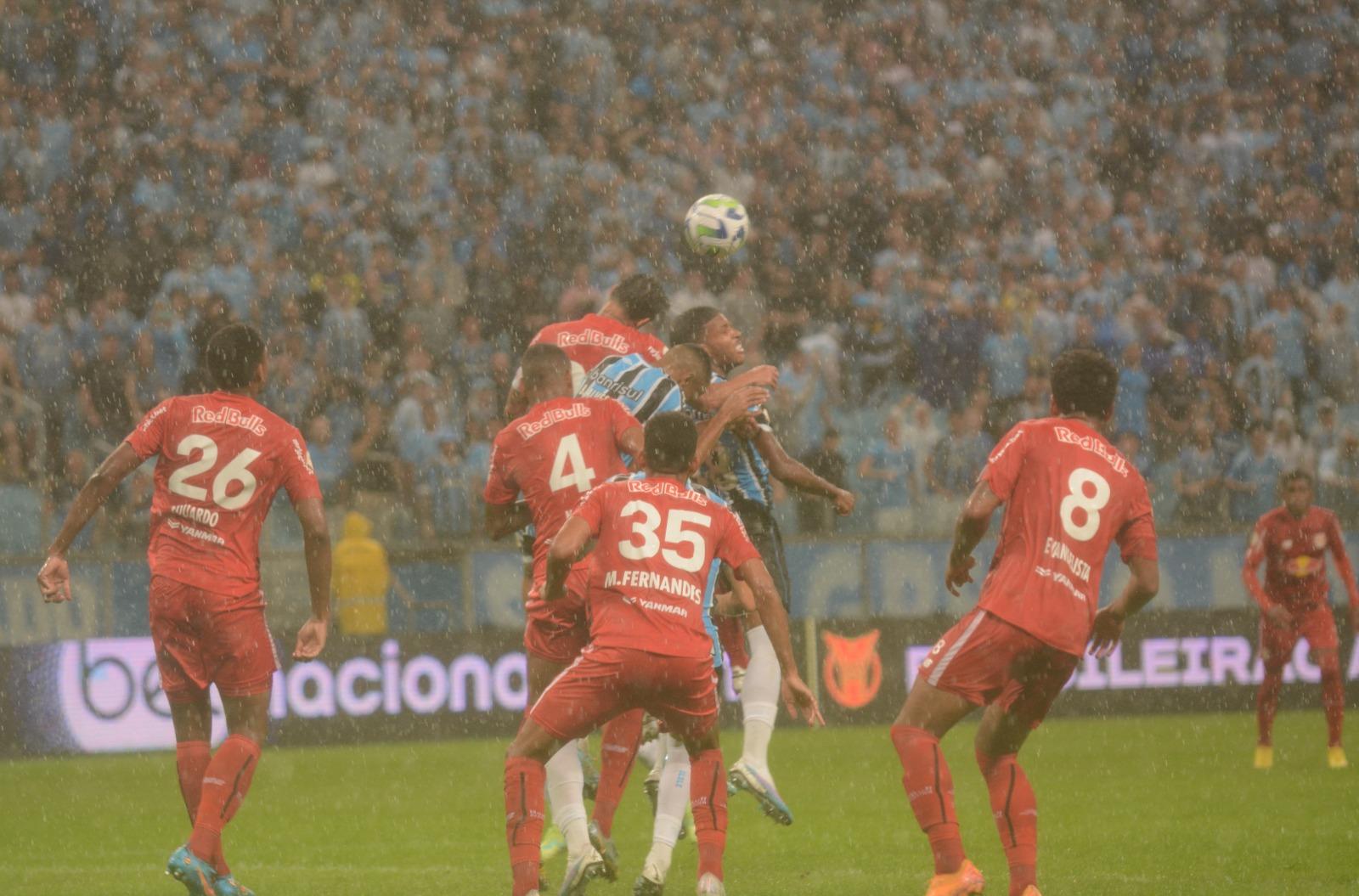 Gr&ecirc;mio e Bragantino empataram por 3 a 3 em Porto Alegre