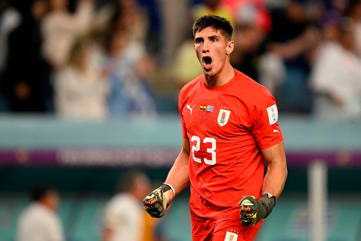 Rochet disputou a Copa do Mundo do Catar com o Uruguai