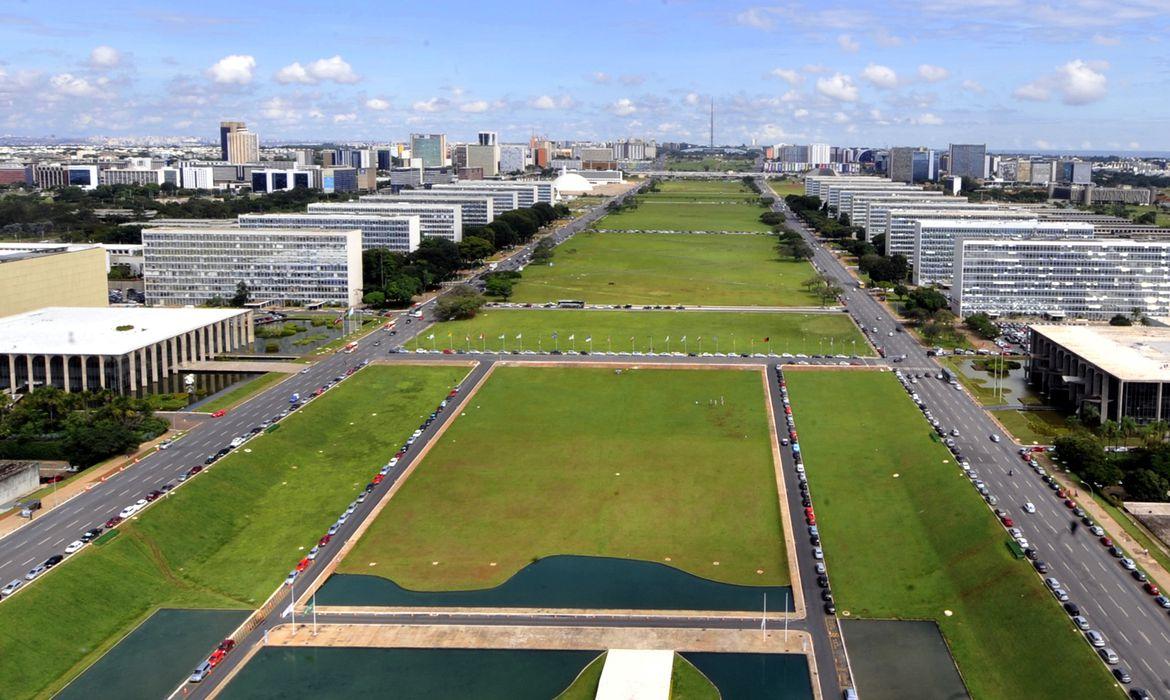 Esplanada dos Minist&eacute;rios, em Bras&iacute;lia (DF) 