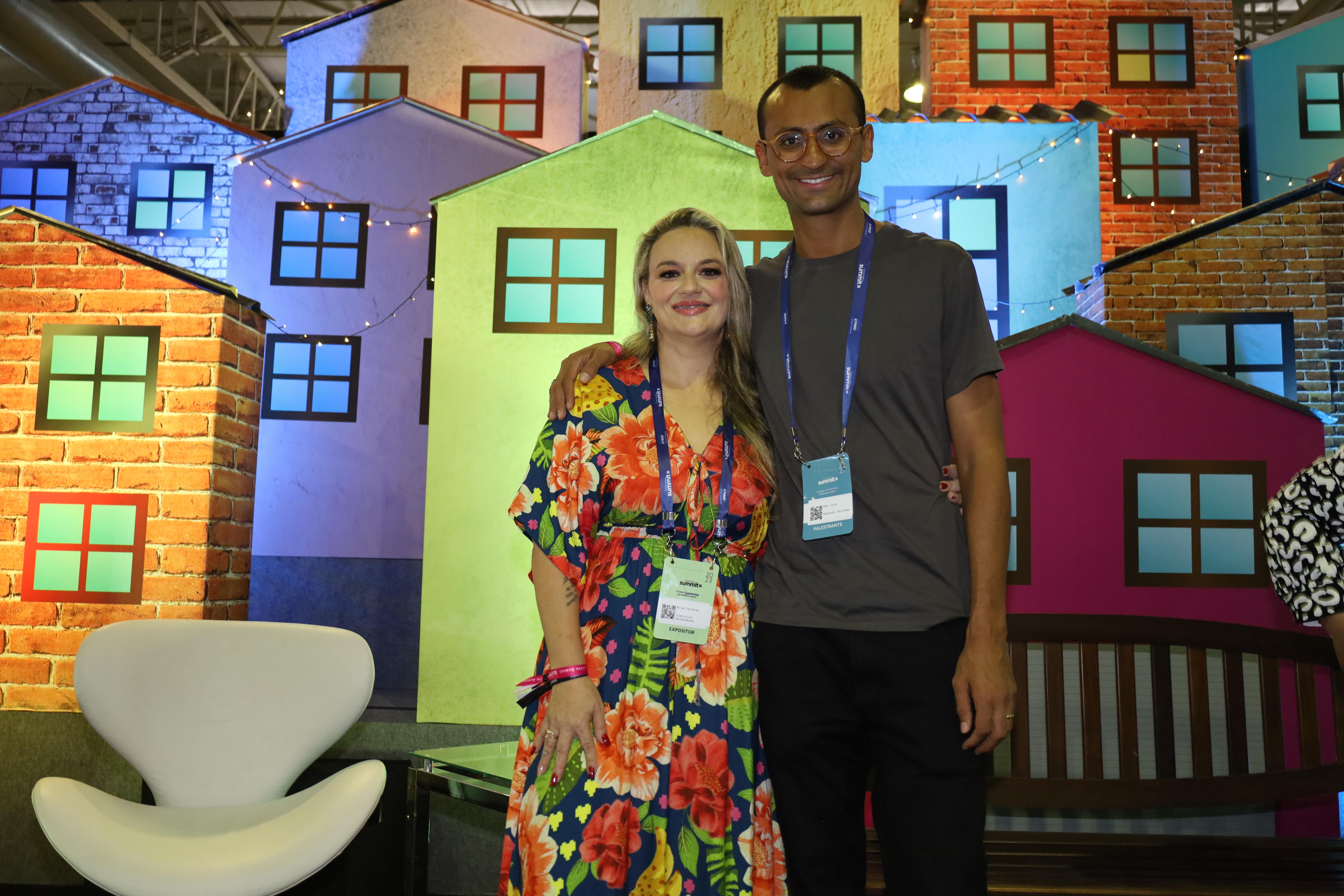 Nina Cardoso, fundadora do Ascendendo Mentes, e Edu Lyra, CEO da ONG Gerando Falc&otilde;es