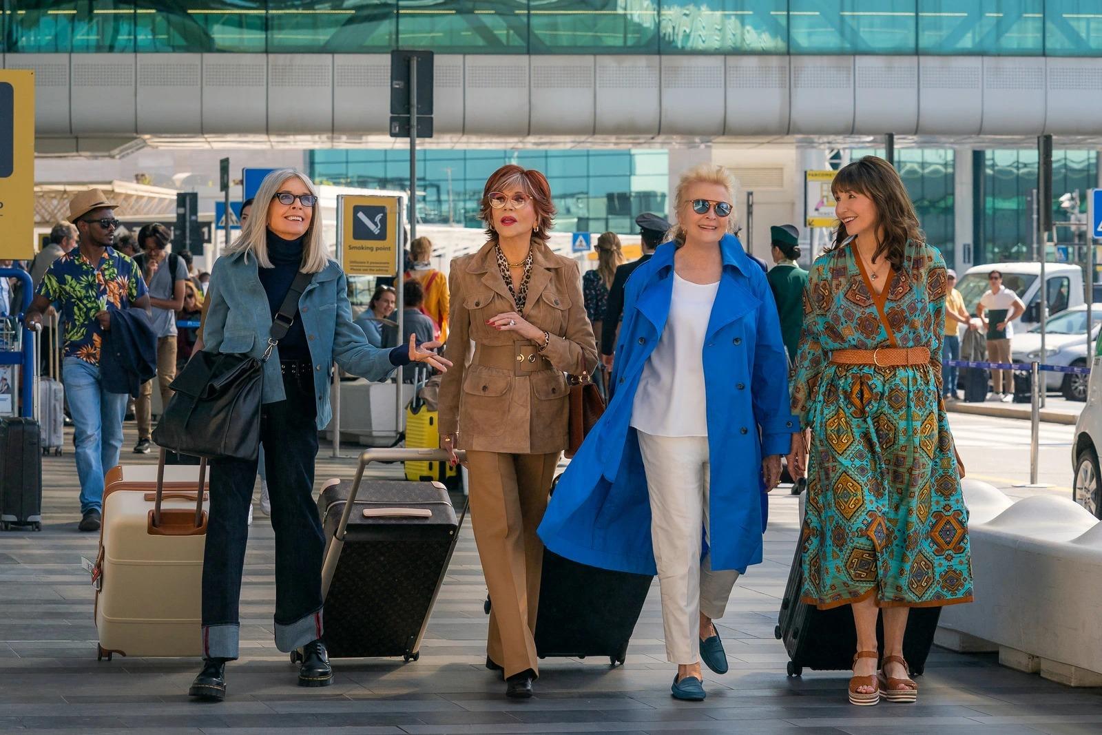 Diane Keaton, Jane Fonda, Candice Bergen e Mary Steenburgen vivem aventuras na It&aacute;lia