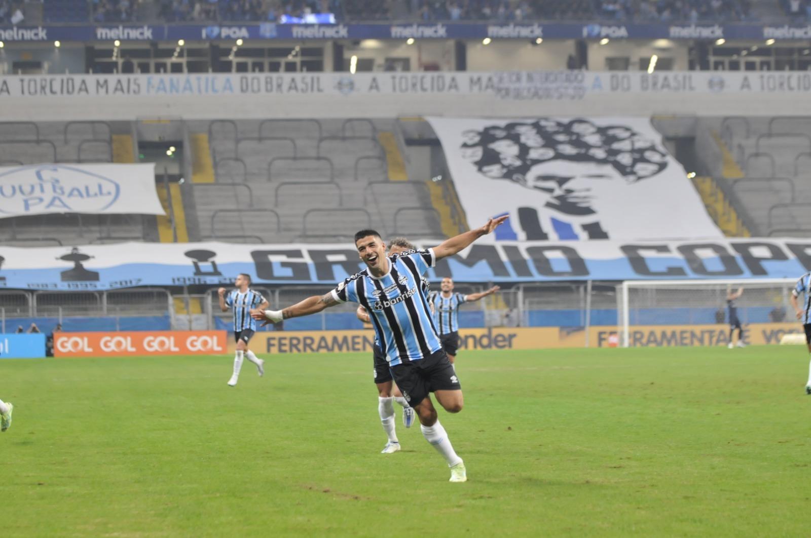 Gol no Gre-Nal &eacute; promessa cumprida por Su&aacute;rez no Gr&ecirc;mio 