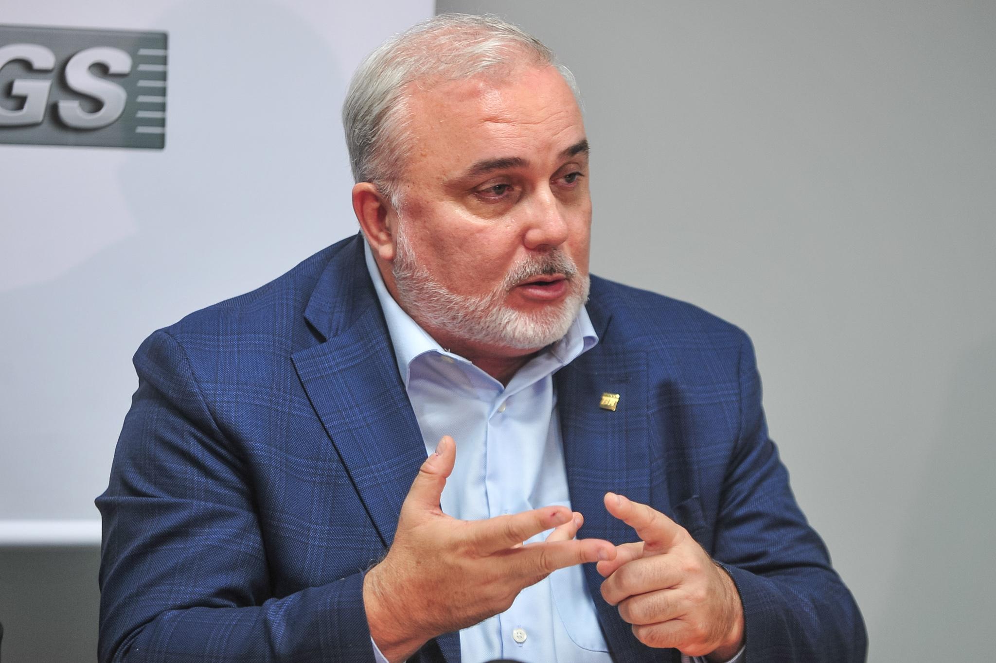 Jean Paul Prates concedeu entrevista coletiva na Fiergs, nesta sexta-feira