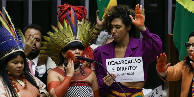 Governo critica fortemente o marco temporal Governo critica fortemente o marco temporal