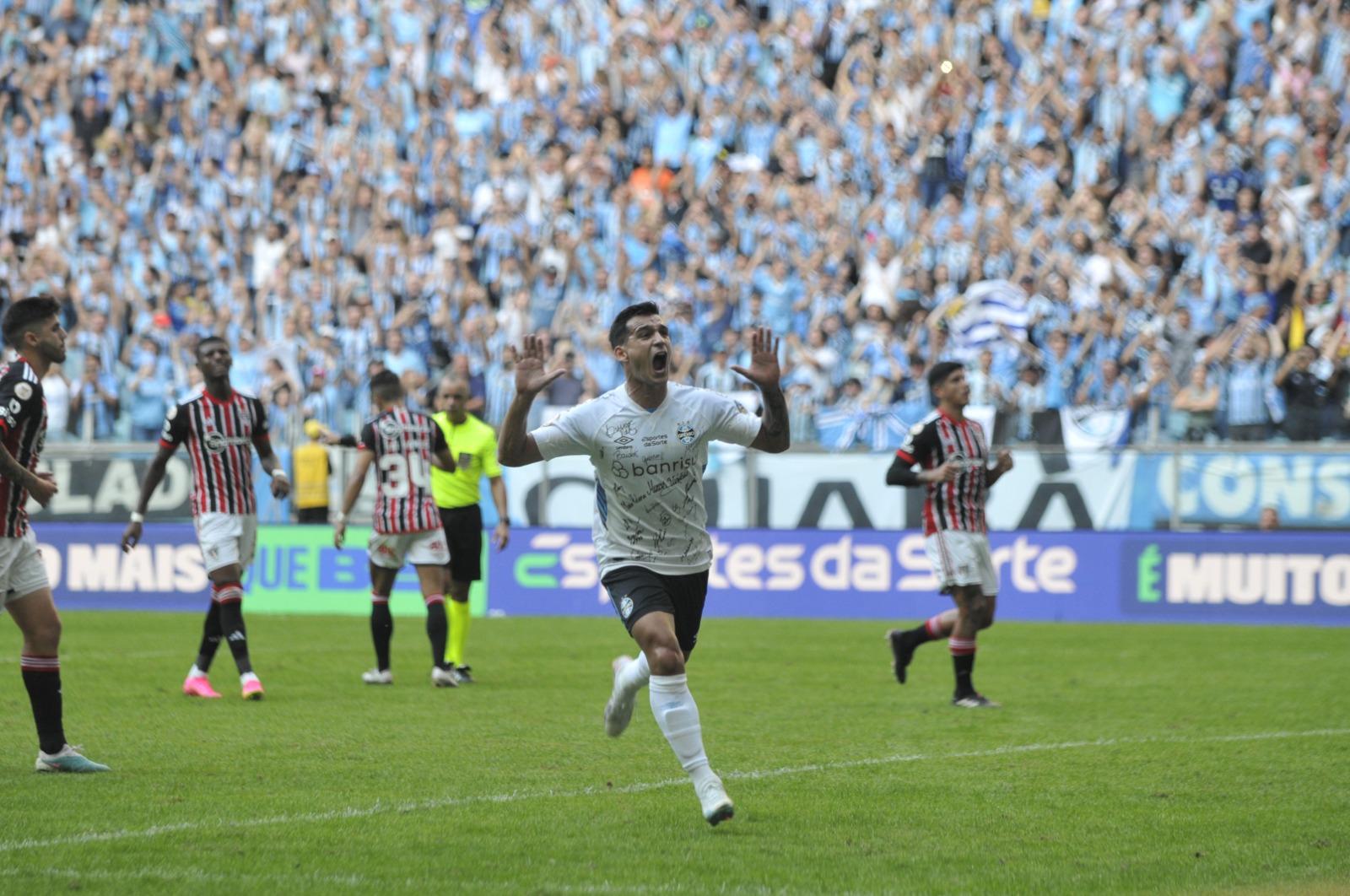 Gr&ecirc;mio venceu o S&atilde;o Paulo nesse domingo 