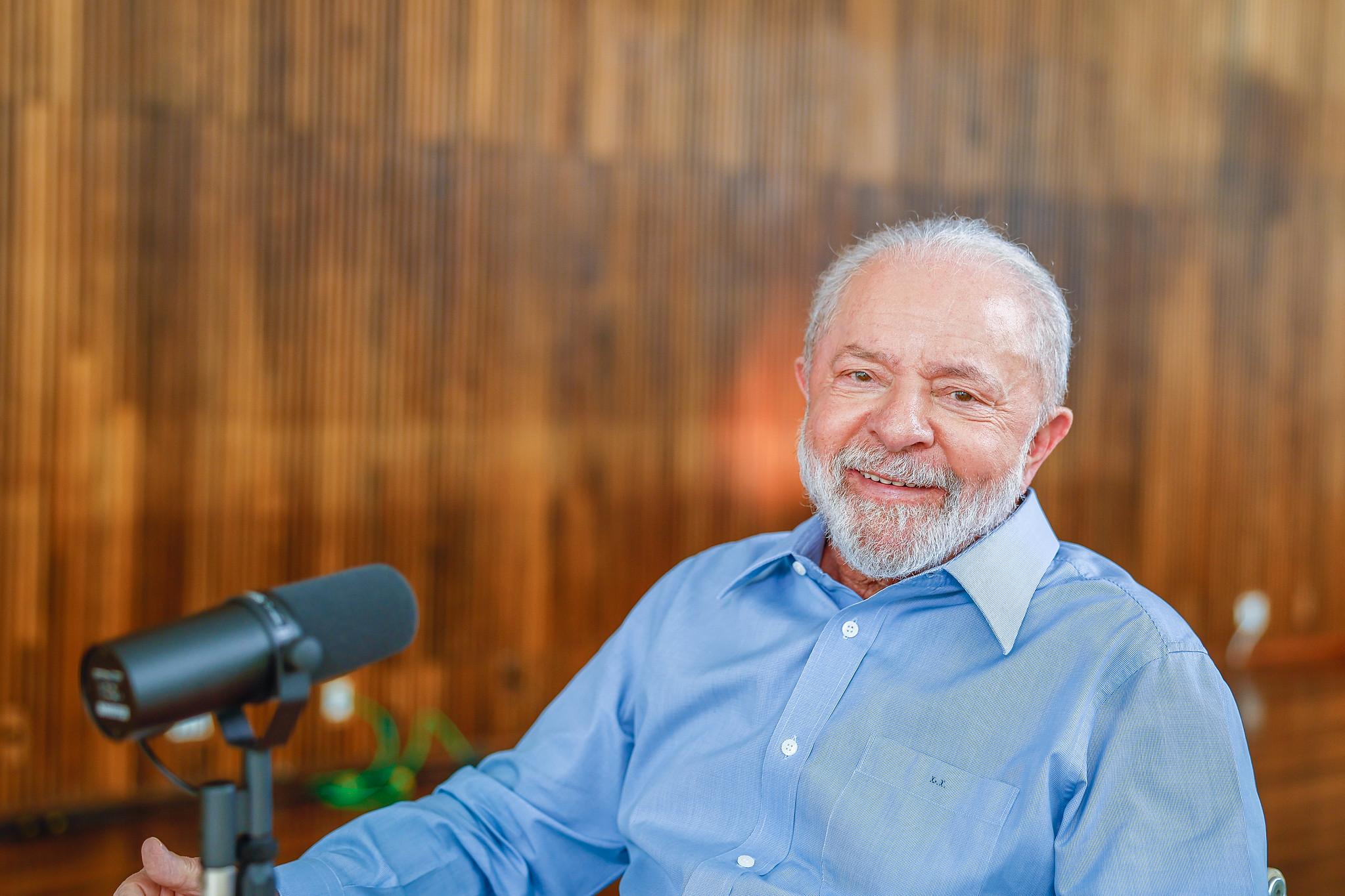 Lula em entrevista nesta ter&ccedil;a-feira