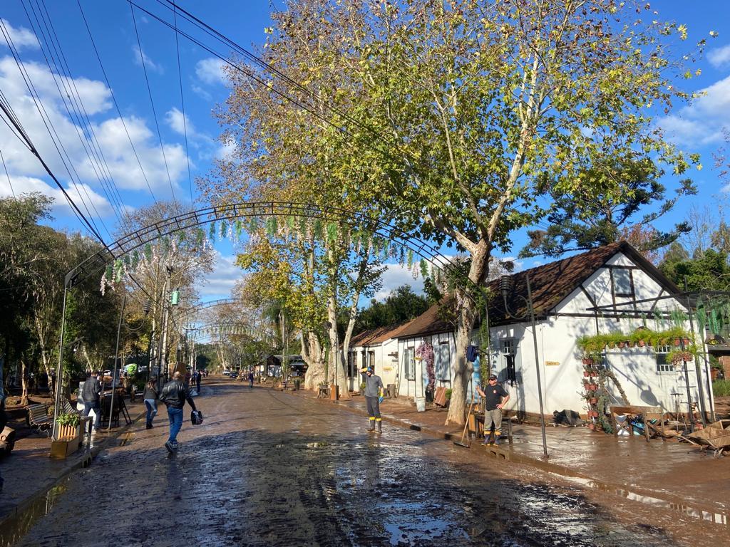Ponto mais afetado em Ivoti foi o N&uacute;cleo de Casas Enxaimel e arredores
