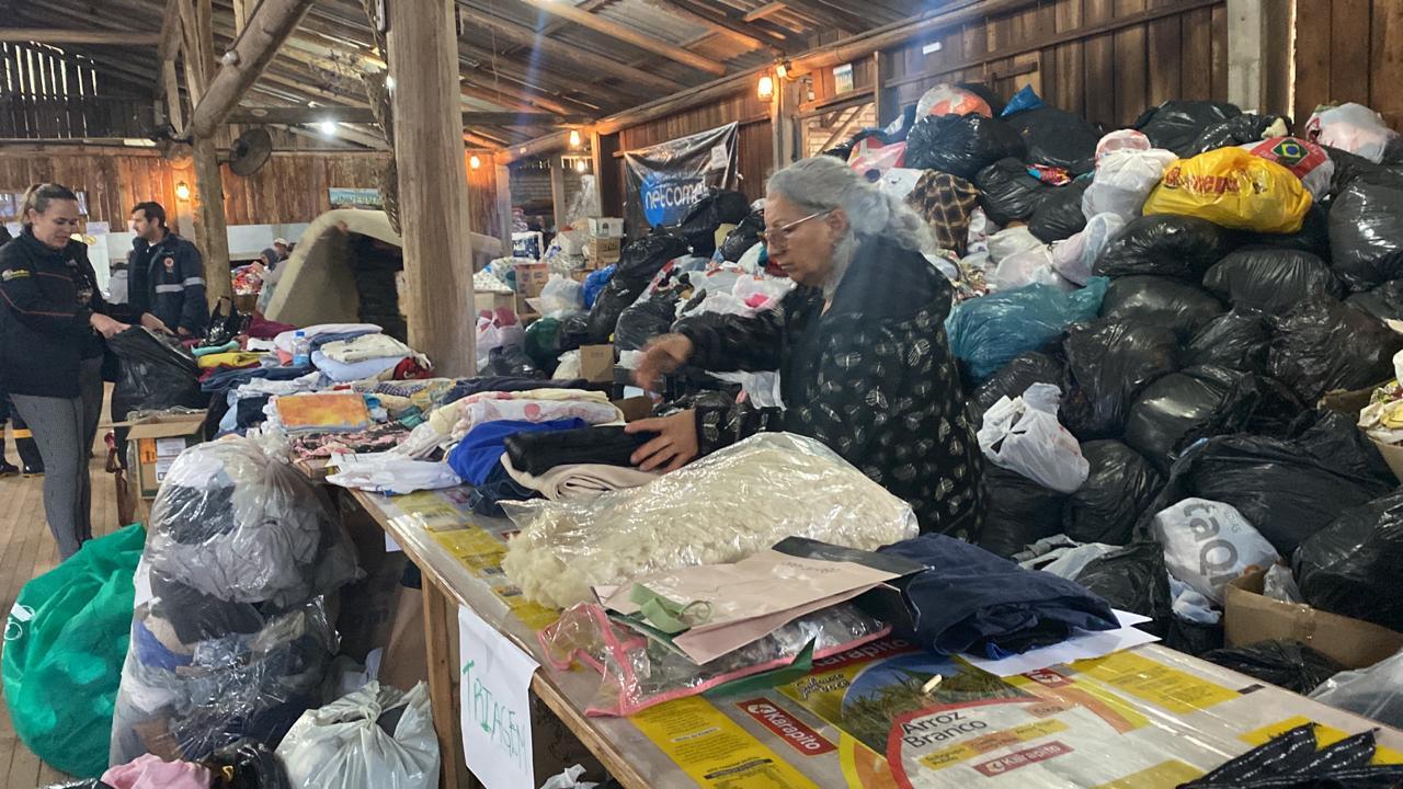 Itens continuam sendo recebidos no CTG Sentinela dos Sinos, na sede de Cara&aacute;