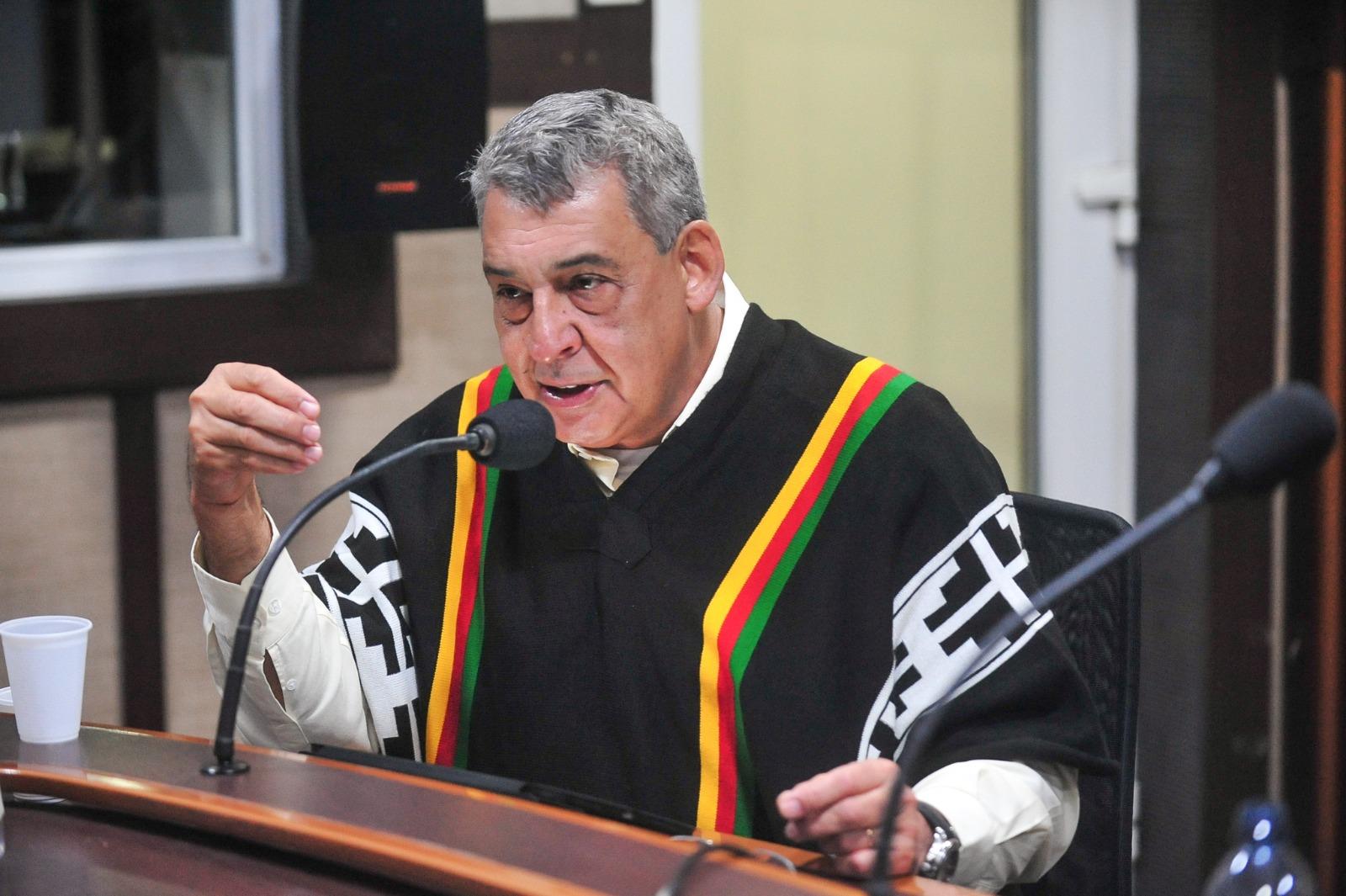 Melo durante entrevista nesta quinta-feira 