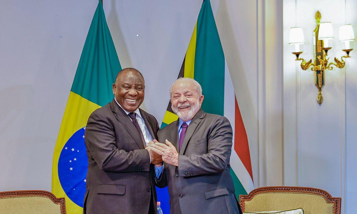 Lula falou com Cyril Ramaphosa sobre pr&oacute;xima reuni&atilde;o da c&uacute;pula do Brics