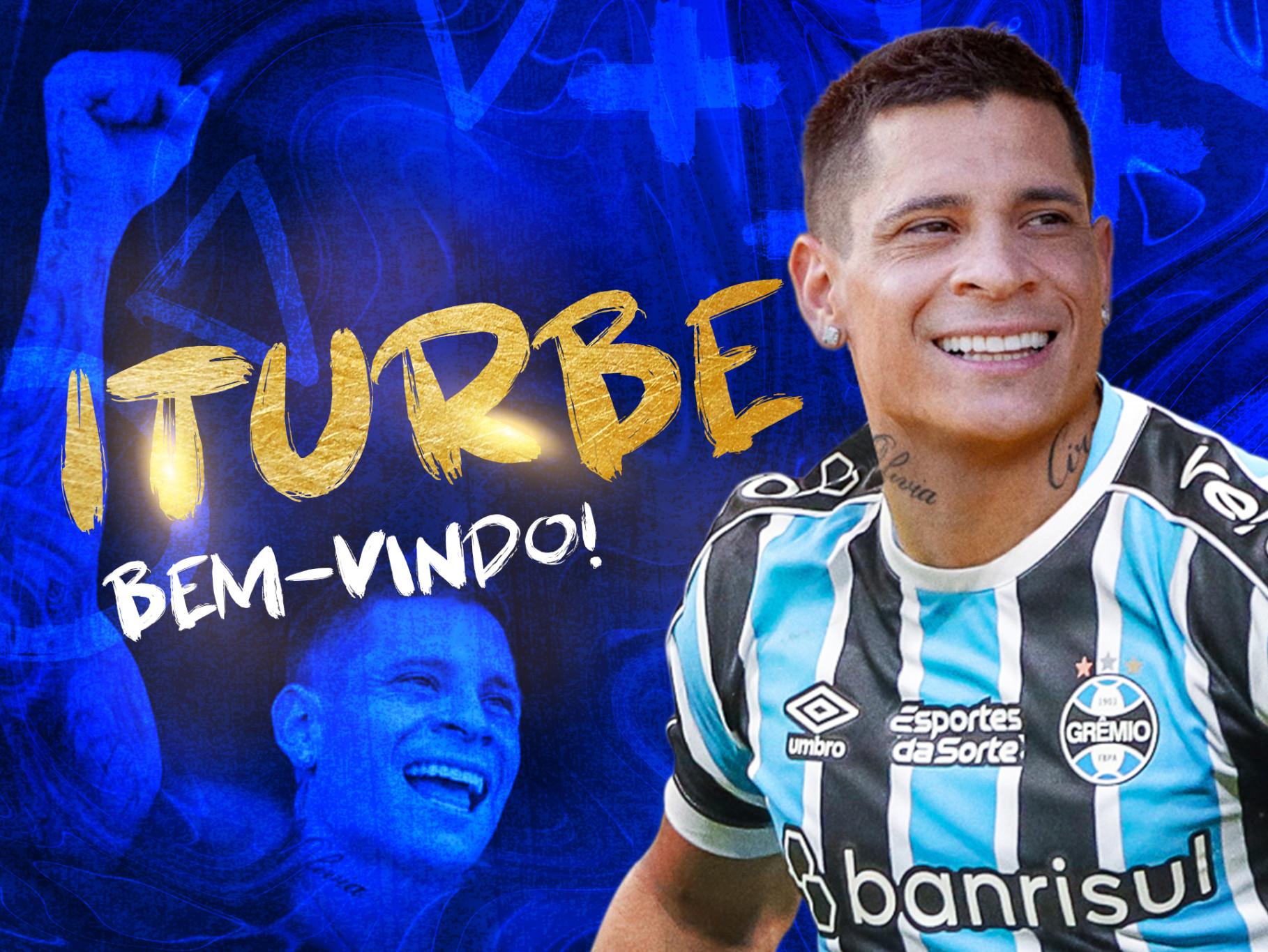 Iturbe &eacute; o novo refor&ccedil;o do Gr&ecirc;mio