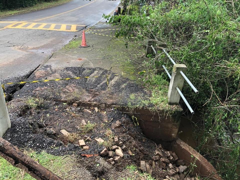 Antes das chuvas da &uacute;ltima madrugada, estrutura j&aacute; apresentava problemas do ciclone do m&ecirc;s passado