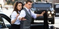 Grace (Hayley Atwell) é a nova parceira do superespíão Ethan Hunt, protagonista de cenas impactantes