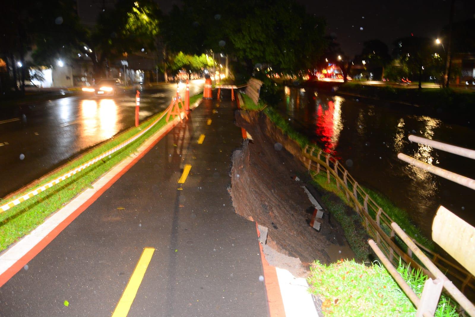 Trecho est&aacute; localizado pr&oacute;ximo ao Planet&aacute;rio, no bairro Santana
