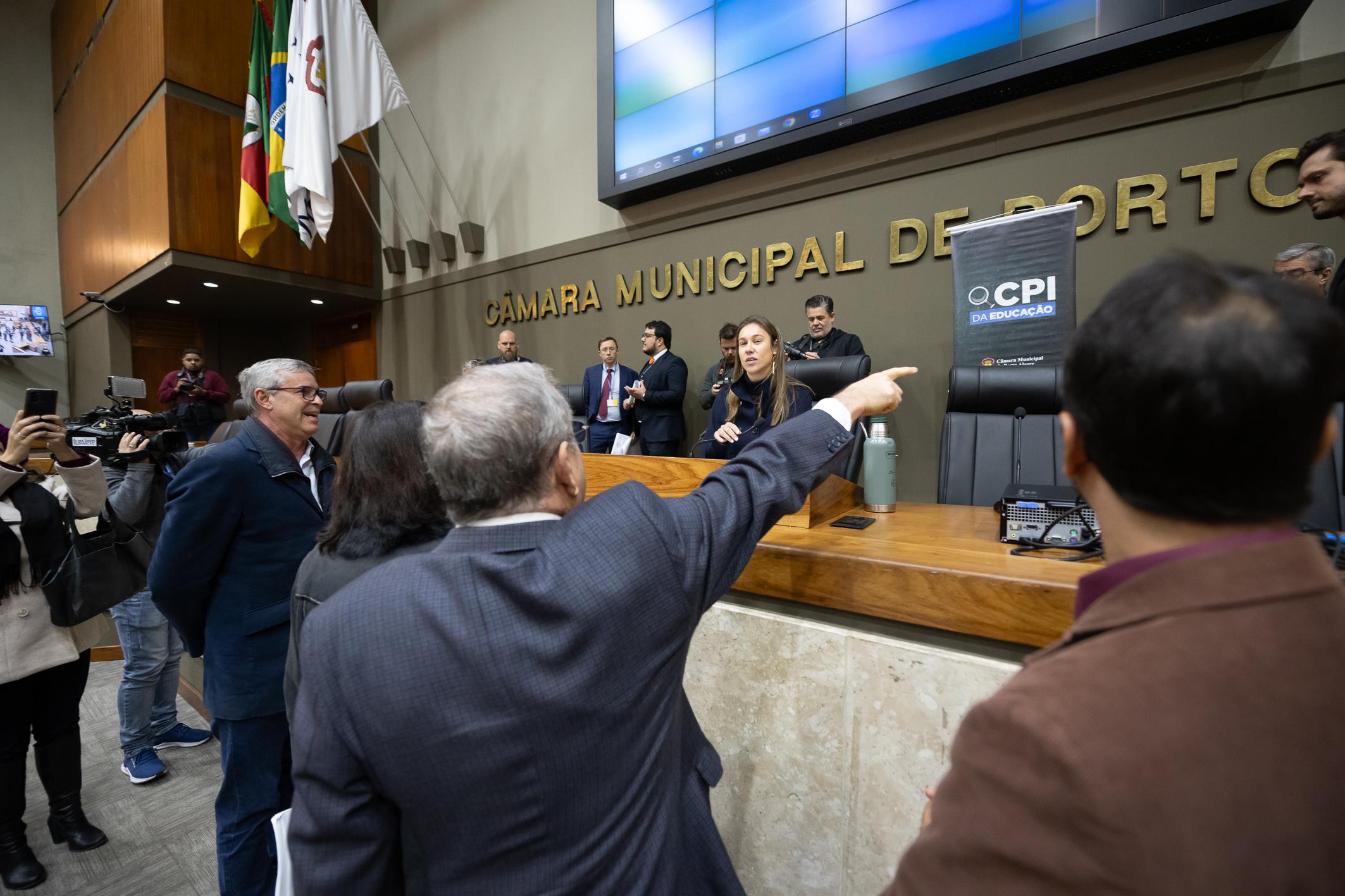 Mari, presidente da CPI, e Cecchim, l&iacute;der do governo, protagonizaram os embates