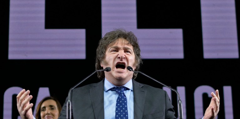 Javier Milei foi o candidato mais votado nas primárias presidenciais Javier Milei foi o candidato mais votado nas primárias presidenciais