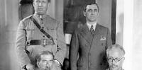 Flores da Cunha, João Neves da Fontoura, Borges de Medeiros e Raul Pilla (sentados)