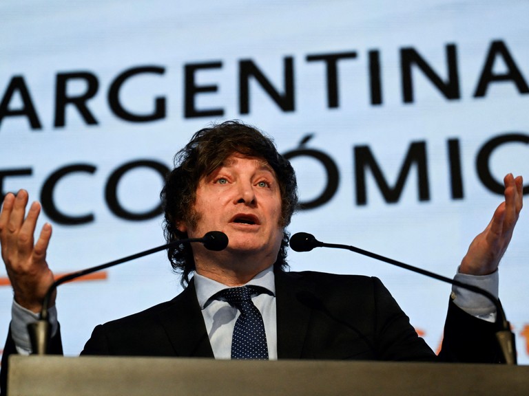 Milei venceu as eleições primárias na Argentina Milei venceu as eleições primárias na Argentina