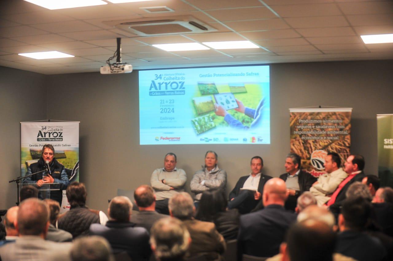 O presidente da Farsul apontou para a necessidade de diversifica&ccedil;&atilde;o de cultivos