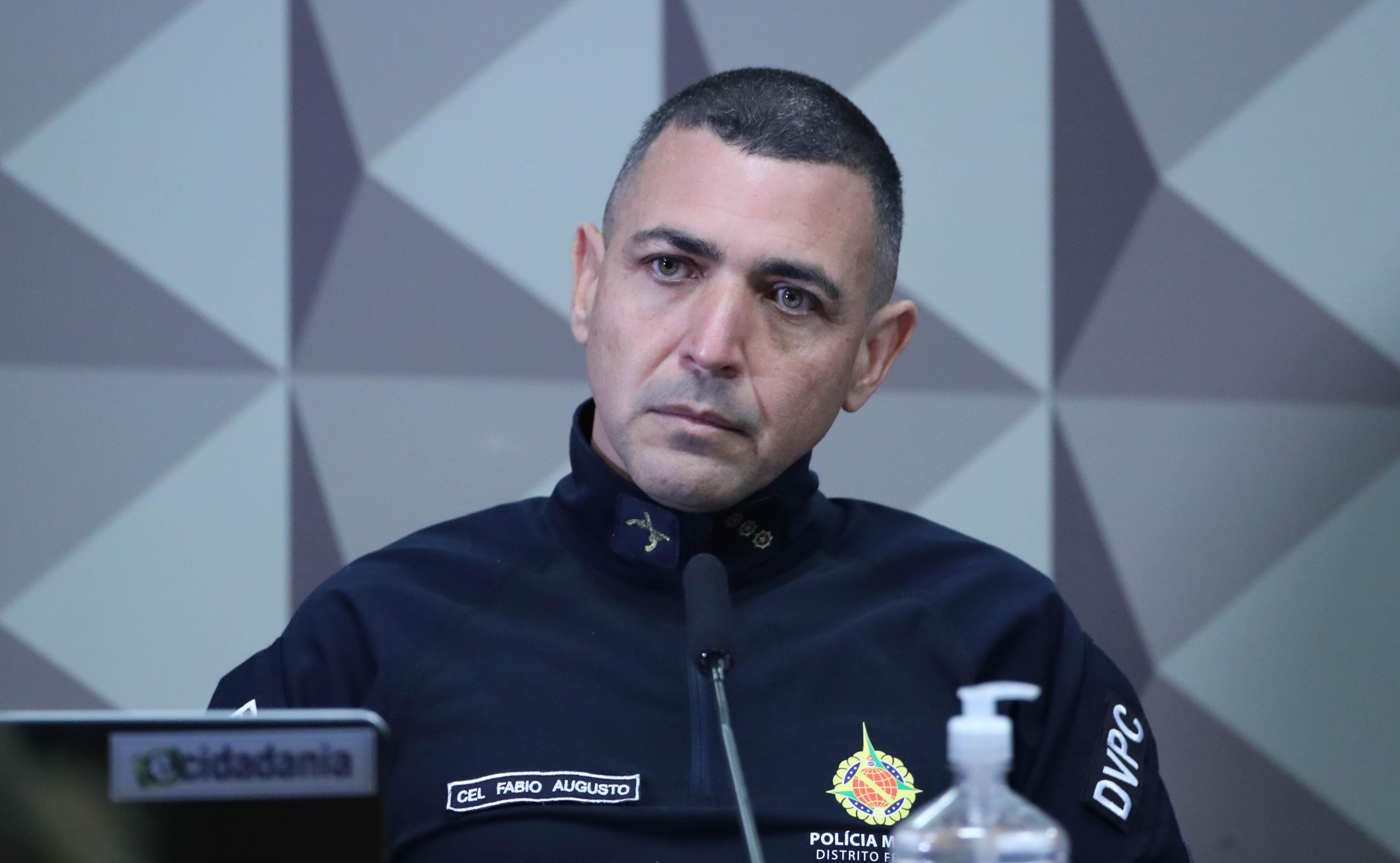 O ex-comandante da Pol&iacute;cia Militar do Distrito Federal F&aacute;bio Augusto Vieira decidiu n&atilde;o responder