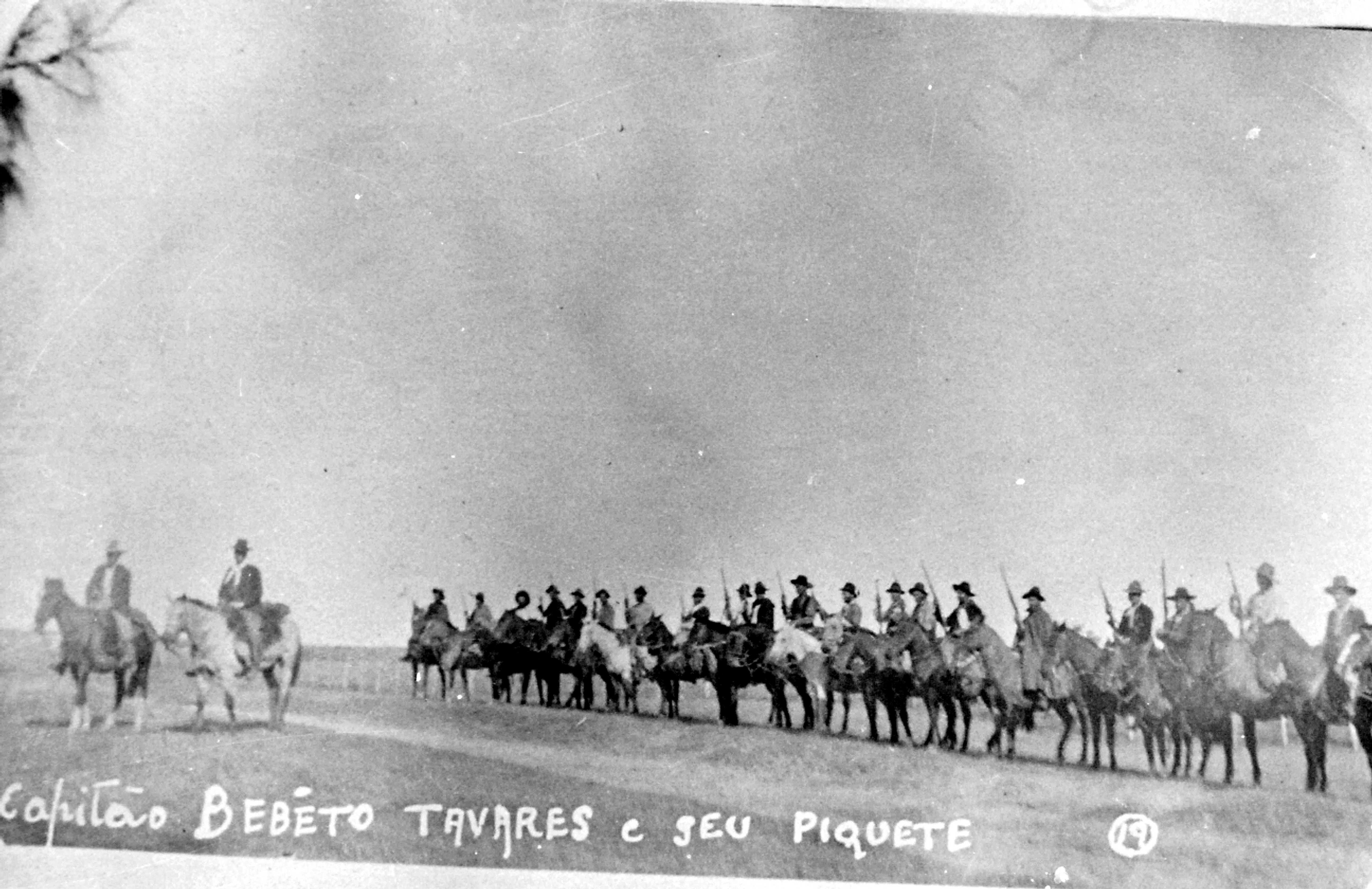 A coluna do general Zeca Netto contava com mais de quatro mil cavalos