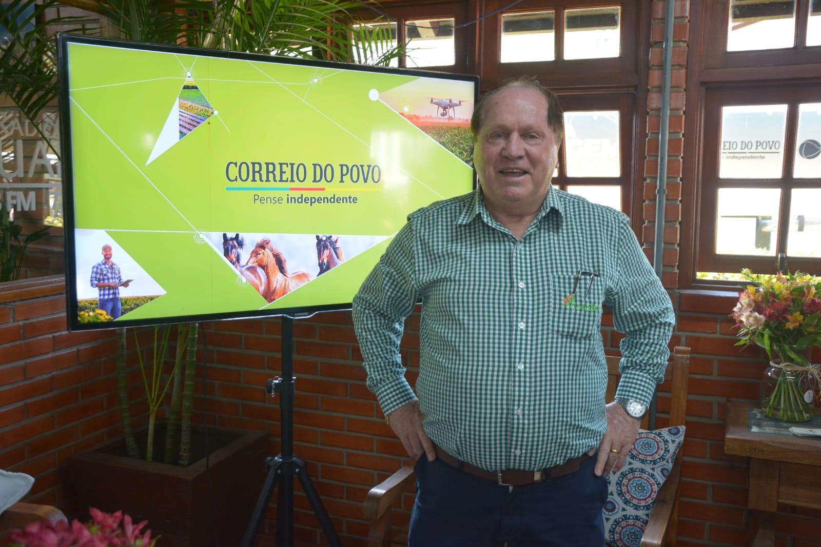 Celso Krug visitou a casa do Grupo Record RS no Parque Assis Brasil