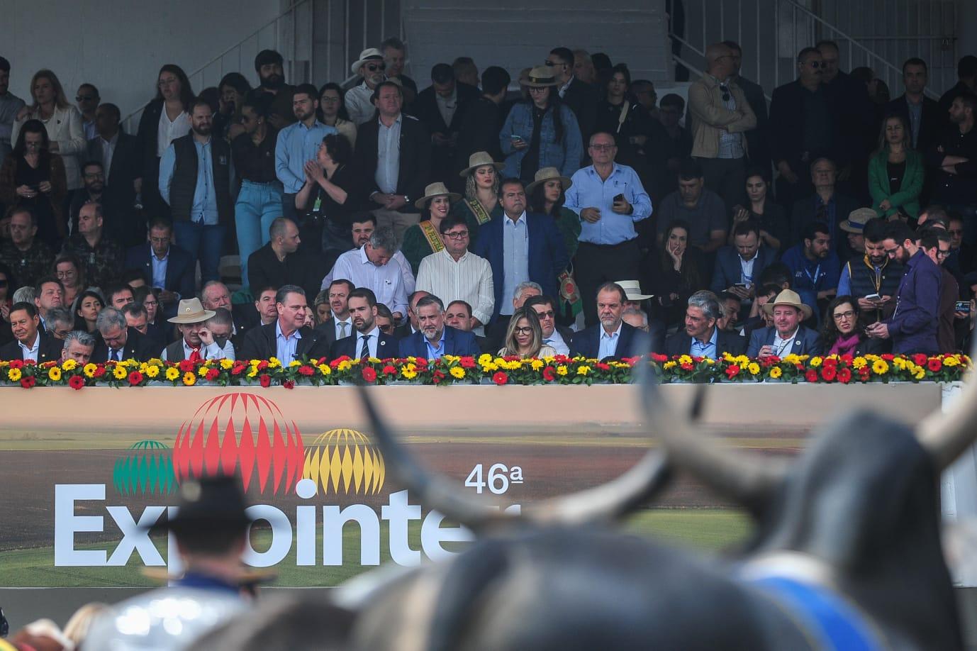Autoridades nacionais e internacionais participaram da abertura oficial da 46&ordf; Expointer, em Esteio