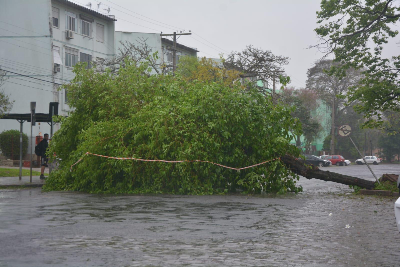 Porto Alegre tem vias bloqueadas, e Defesa Civil mant&eacute;m alerta para chuva em excesso 