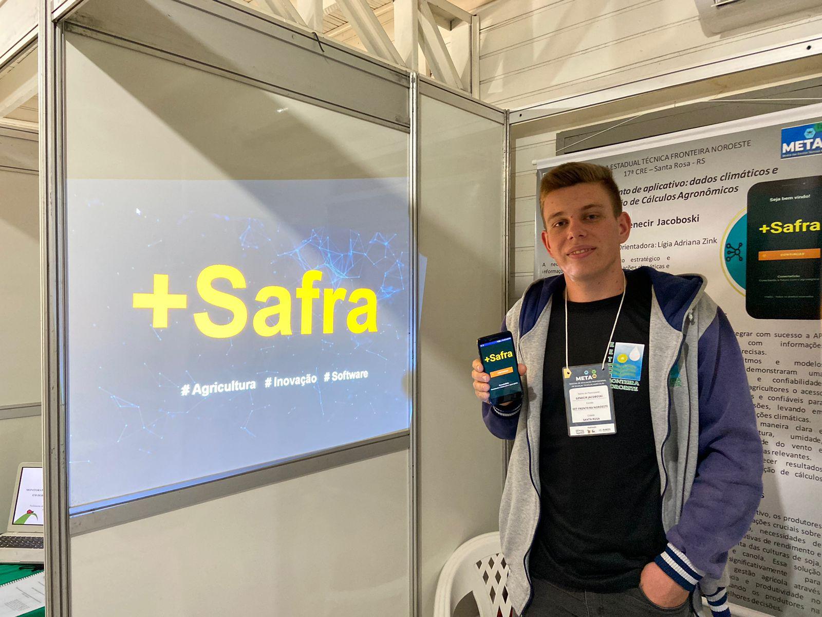 Genecir Jacoboski, de Santa Rosa, desenvolveu aplicativo para auxiliar na gest&atilde;o das lavouras