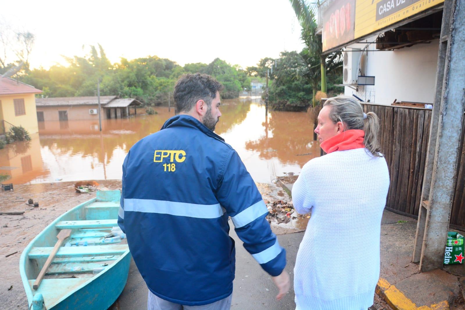 Veja fotos das consequ&ecirc;ncias da enchente em Estrela 