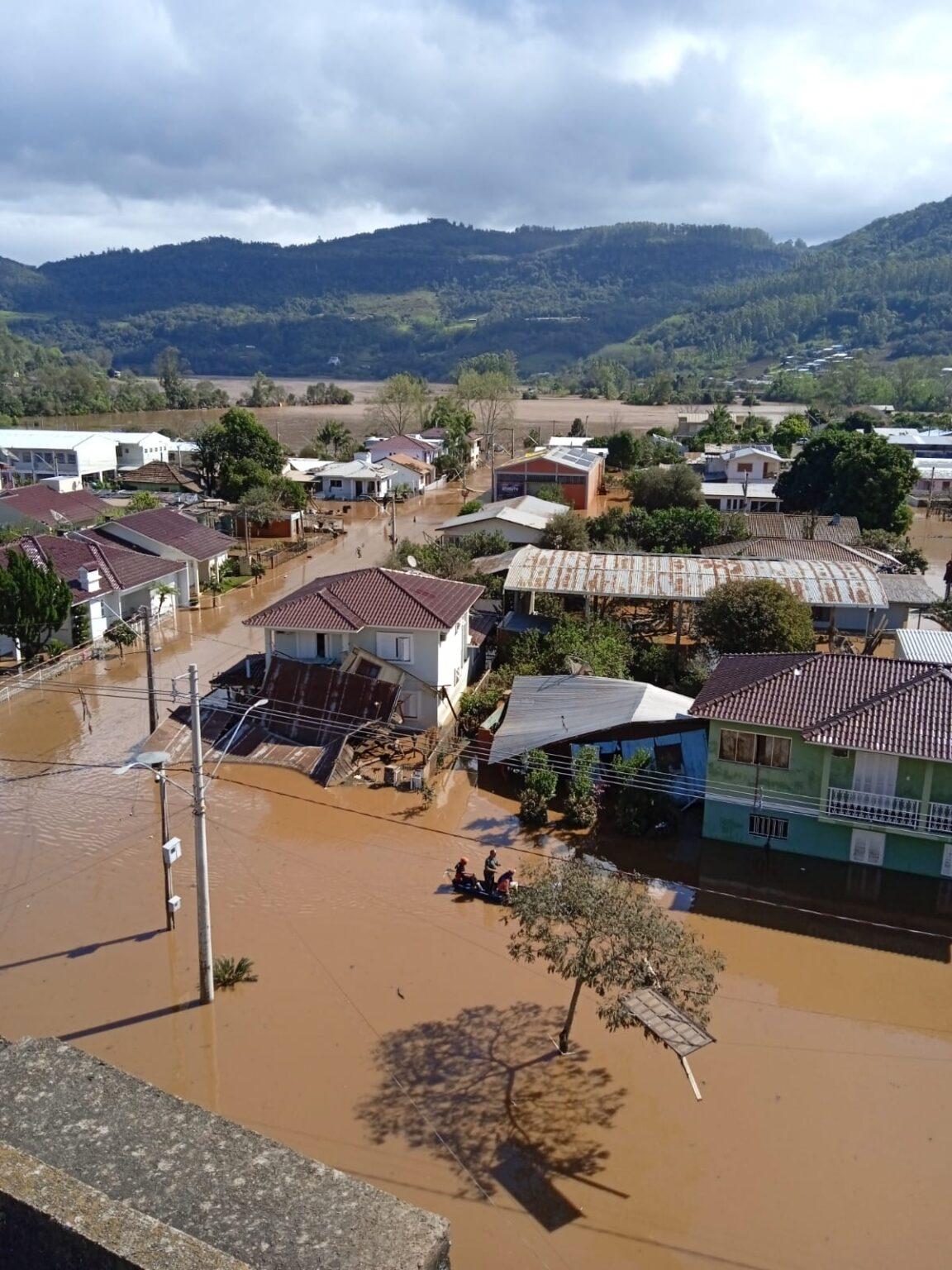 Cerca de 85% do territ&oacute;rio da cidade ficou submerso