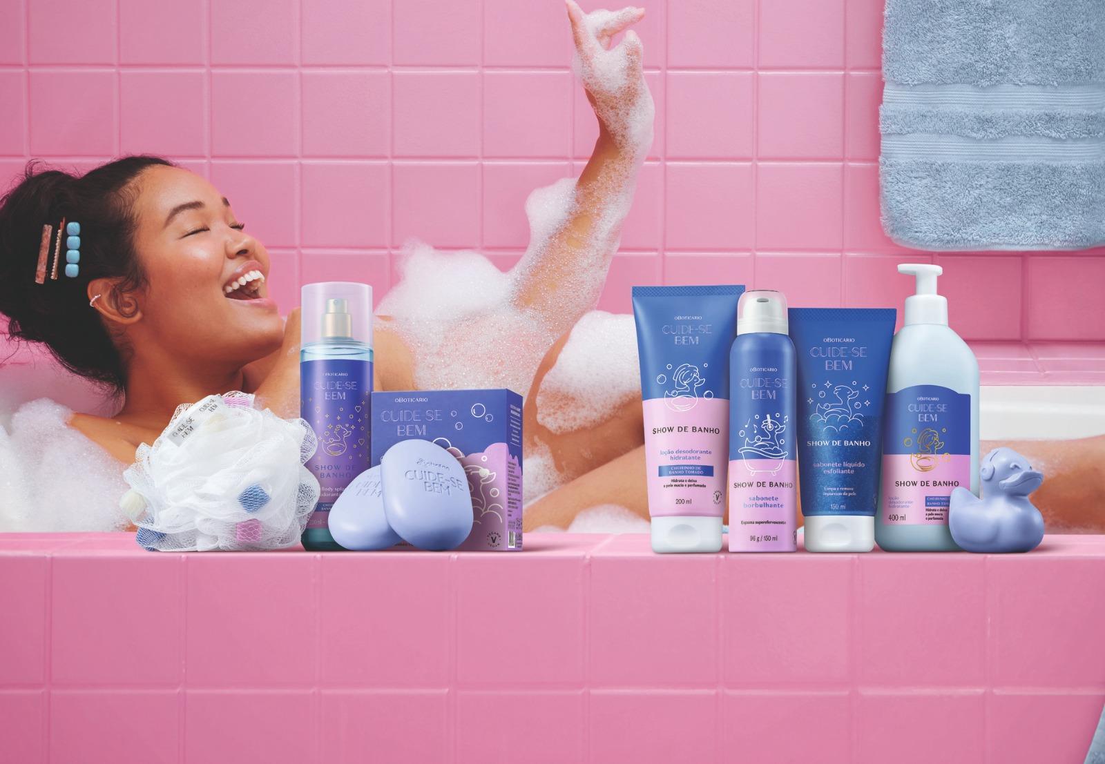 O Botic&aacute;rio lan&ccedil;ou a linha Cuide-se Bem Show de Banho