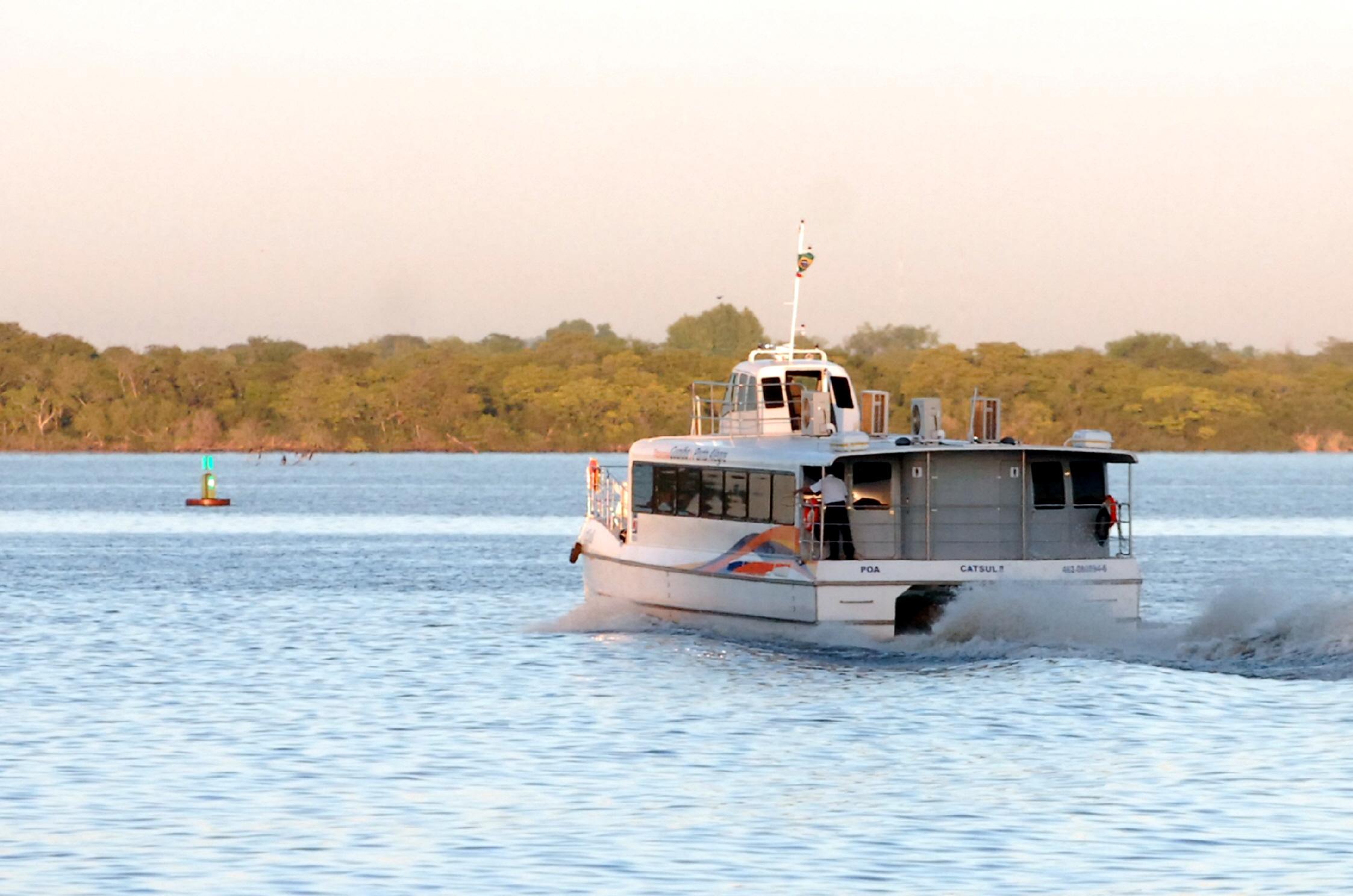 Trajeto do catamar&atilde; pode ser afetado por cheias