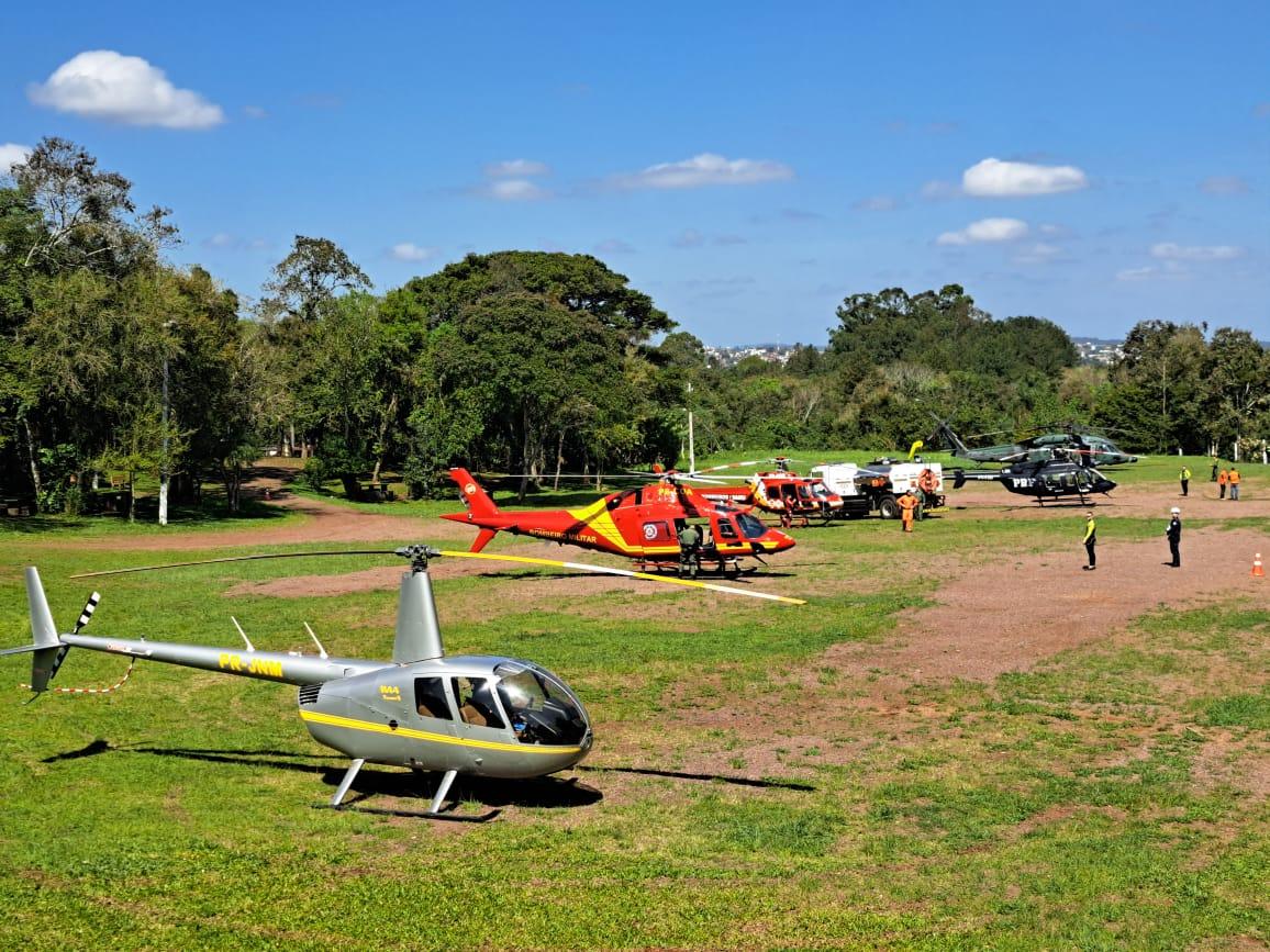 Parque do Imigrante, em Lajeado, concentra as a&ccedil;&otilde;es de resgate
