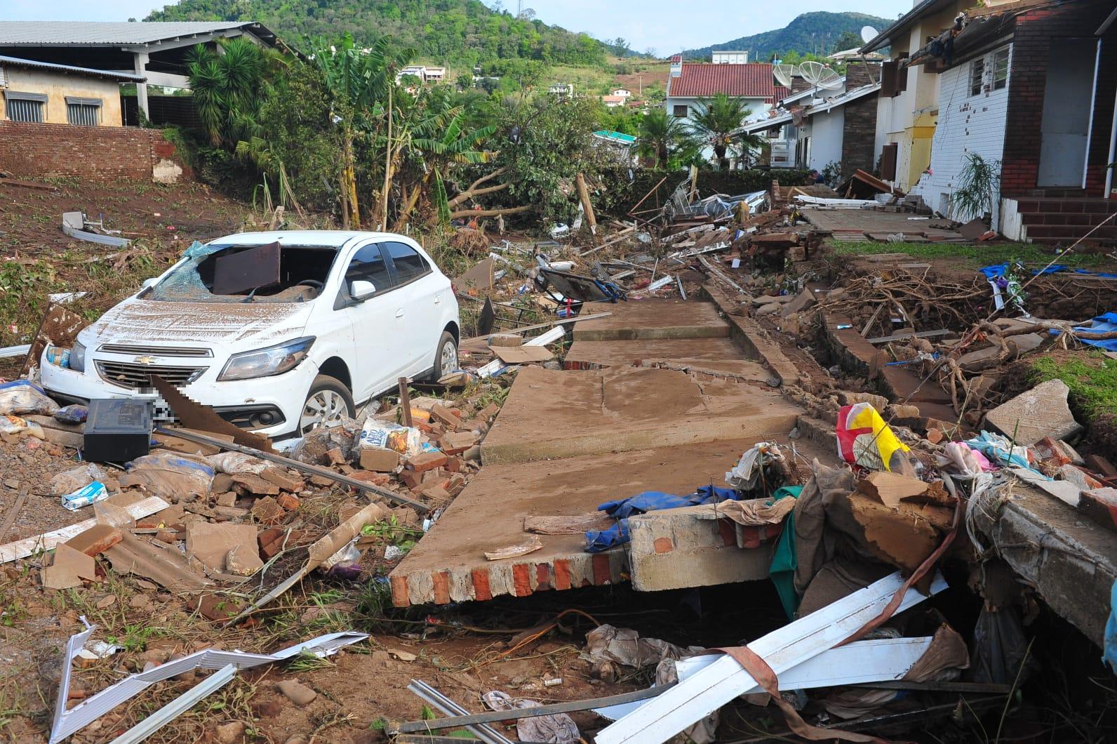 Roca Sales foi uma das cidades mais atingidas pela enchente no RS 