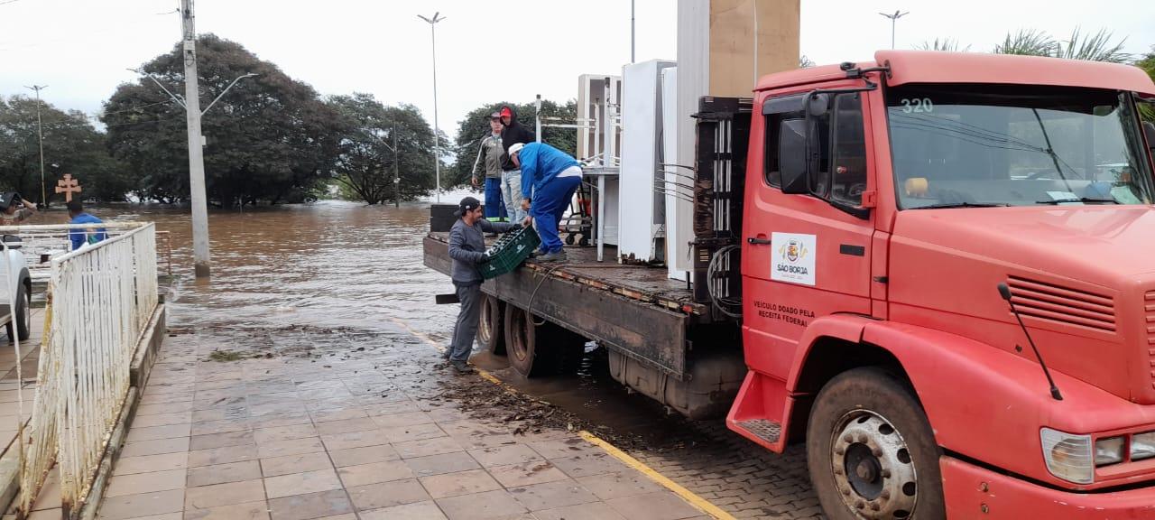Oito fam&iacute;lias foram removidas, no entorno do bairro do Passo, em S&atilde;o Borja