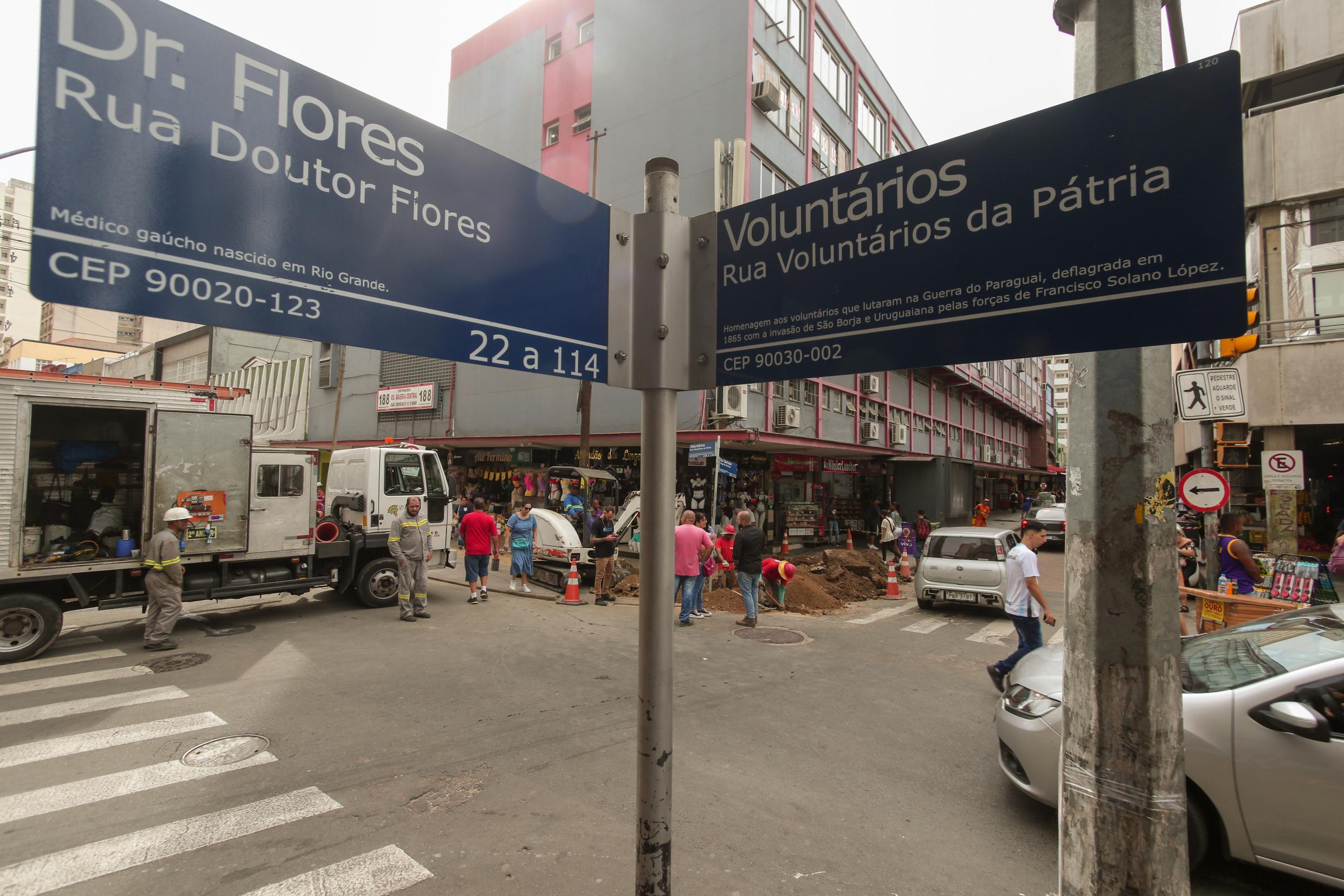Rua Volunt&aacute;rios da P&aacute;tria ter&aacute; a libera&ccedil;&atilde;o total do tr&acirc;nsito nesta segunda-feira