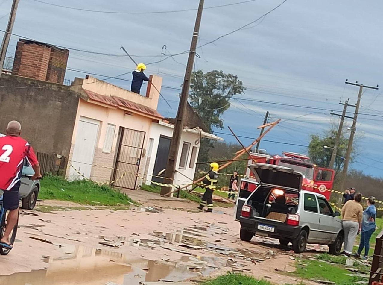 Pancadas tem ritmo intenso desde o final da tarde na cidade