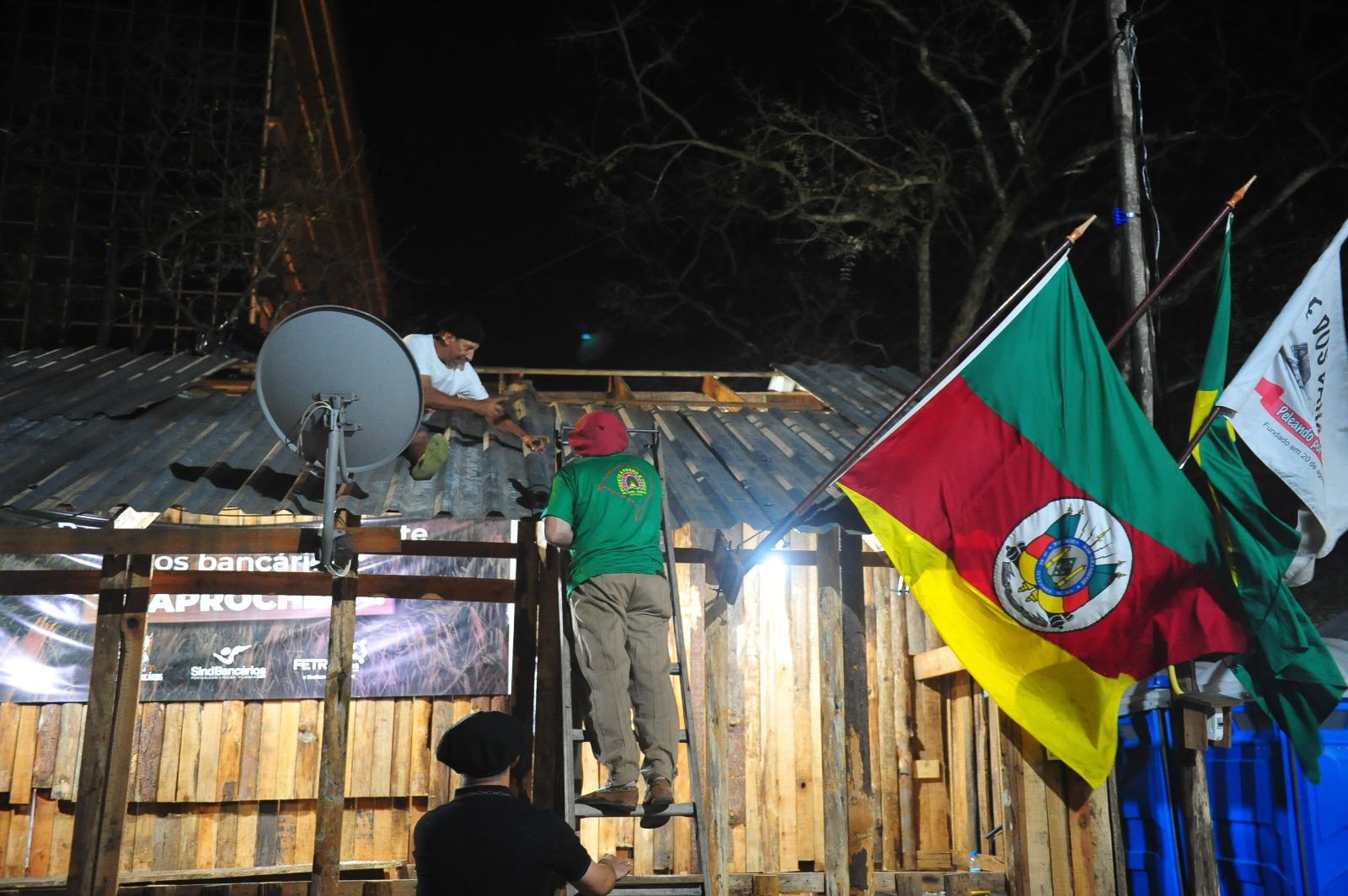 Piquetes foram danificados por vendaval