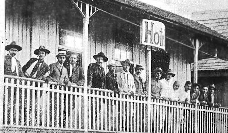 O General Portinho e seu Estado-Maior, em Erechim