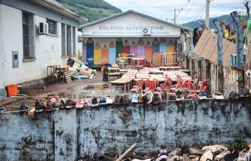 Institui&ccedil;&otilde;es de ensino da cidade de Mu&ccedil;um est&atilde;o entre as mais prejudicadas pelas cheias