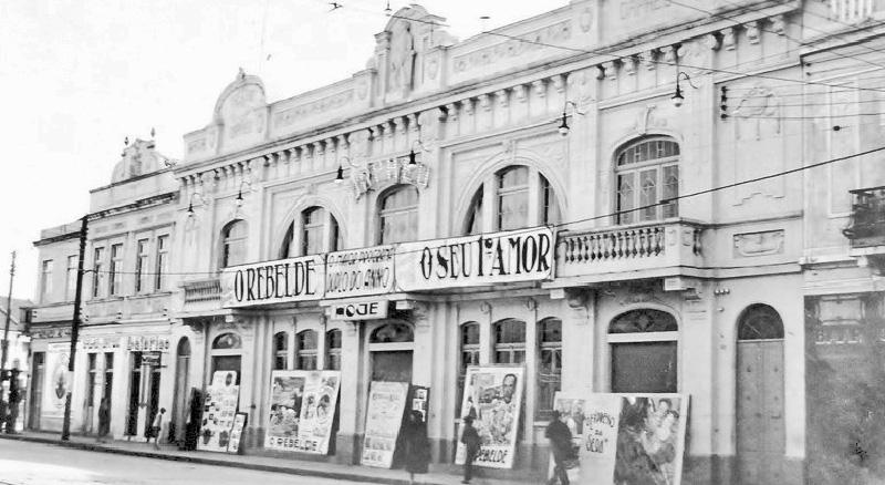 Theatro Orpheu, depois virou cine Astor, na rua Benjamin Constant