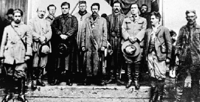 Baptista Luzardo com o general Honorio Lemos